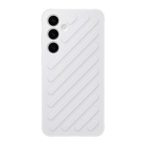 Conceput pentru protectia telefonului din plastic SAMSUNG (rezistenta la impact, cu dungi, model convex) ALB Samsung Galaxy S24 Plus (SM-S926)