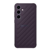   Conceput pentru SAMSUNG plastic telefon protector (rezistent la impact, dungi, model convex) CUT-OUT pentru Samsung Galaxy S24 (SM-S921)