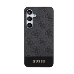   HUSĂ! - Protectie de telefon din plastic GUESS 4G STRIPE (spate textil) GRI Samsung Galaxy S24 (SM-S921)