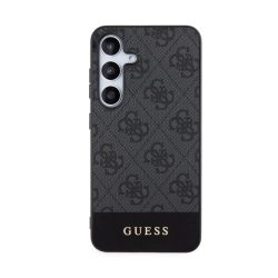   HUSĂ! - Protectie de telefon din plastic GUESS 4G STRIPE (spate textil) GRI Samsung Galaxy S24 Plus (SM-S926)