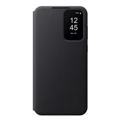   HUSĂ! - Husă SAMSUNG în picioare (FLIP activ, deschidere laterală, față transparentă) NEGRU Samsung Galaxy A55 5G (SM-A556)