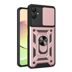   Protector de telefon din plastic Defender (rezistenta la impact, interior din silicon, inel de retinere, protectie pentru camera) ROSE GOLD Samsung Galaxy A05 (SM-A055F)