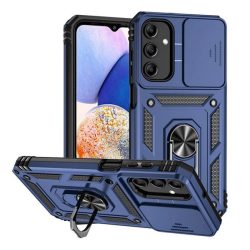   Defender protecțiede plastic pentru telefon (rezistent la șocuri, silicon interior, inel de reținere, protecțiede cameră) BLOC DE TĂIERE Samsung Galaxy A15 5G (SM-A156), Galaxy A15 (SM-A155)