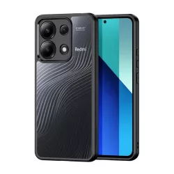   HUSĂ! - Protector telefon DUX DUCIS AIMO din plastic (rezistenta la impact, cadru silicon, protectie camera, mat, val) NEGRU Xiaomi Redmi Note 13 4G