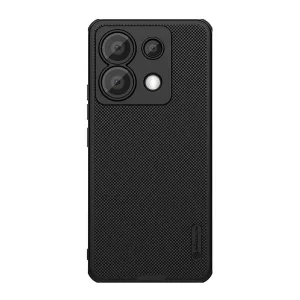 HUSĂ! - NILLKIN SUPER FROSTED PRO plastic protecțiede telefon (rezistent la impact, cauciucat, suprafață aspră) negru Xiaomi Redmi Note 13 Pro 5G