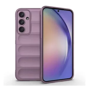 HUSĂ! - Protectie din silicon pentru telefon (rezistenta la socuri, protectie pentru camera, 3D) PURPLE Samsung Galaxy A55 5G (SM-A556)