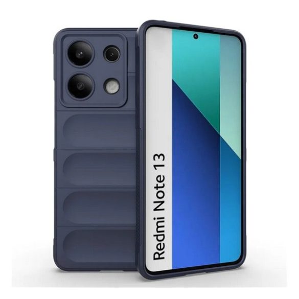 Protectie din silicon pentru telefon (rezistenta la socuri, protectie camera, 3D) ALBASTRU INCHIS Xiaomi Redmi Note 13 4G