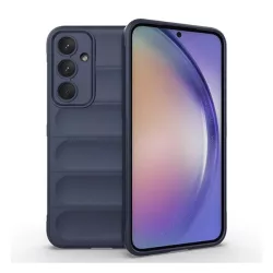   HUSĂ! - Protectie din silicon pentru telefon (rezistenta la socuri, protectie camera, 3D) ALBASTRU INCHIS Samsung Galaxy A55 5G (SM-A556)