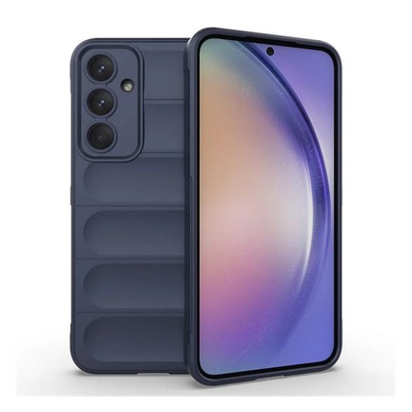 Protectie din silicon pentru telefon (rezistenta la socuri, protectie camera, 3D) ALBASTRU INCHIS Samsung Galaxy A55 5G (SM-A556)