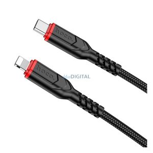 HOCO X59 cablu de date (Tip-C - Lightning, 20W, încărcător rapid PD, 100cm) NEGRU