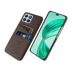   HUSĂ! - Protectie din plastic pentru telefon (rezistenta la impact, suport card, efect textil) MARO Honor X8b