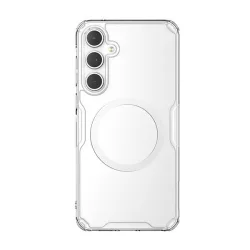   HUSĂ! - Protector de telefon din plastic NILLKIN NATURE PRO (cadru din silicon, rezistenta la impact, colt cu perna de aer) TRANSPARENT Samsung Galaxy A55 5G (SM-A556)