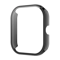   Cadru din plastic (rezistent la șocuri + sticlă de protecție a ecranului) negru Xiaomi Redmi Watch 4