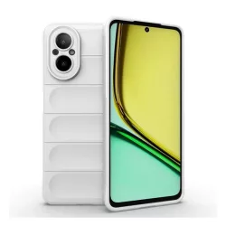   HUSĂ! - Protectie din silicon pentru telefon (rezistenta la socuri, protectie camera, 3D) ALB Realme C67 4G
