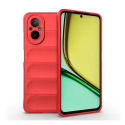   HUSĂ! - Protectie din silicon pentru telefon (rezistenta la socuri, protectie camera, 3D) RED Realme C67 4G