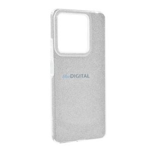 Silicon protector de telefon (interior din plastic, spate lucios) Argintiu Xiaomi Poco X6, Redmi Notă 13 Pro 5G
