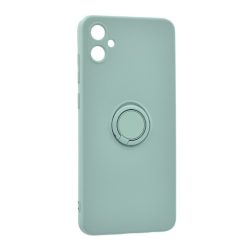  Protectie din silicon pentru telefon (inel de fixare, interior din microfibra de pluș, magnetic, protecție pentru cameră) ALBASTRU MENTA Samsung Galaxy A05 (SM-A055F)