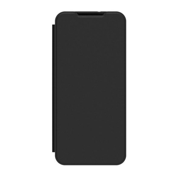 Conceput pentru carcasa SAMSUNG în picioare (FLIP activ, deschidere laterală, buzunar pentru card) NEGRU Samsung Galaxy A15 5G (SM-A156), Galaxy A15 (SM-A155)
