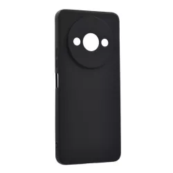   HUSĂ! - Protector de telefon din silicon (mat) NEGRU Redmi A3