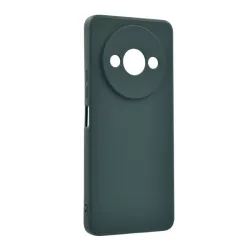   HUSĂ! - Protector de telefon din silicon (mat) VERDE ÎNCHIS Redmi A3