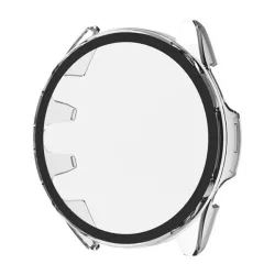   Cadru din plastic (BUMPER, rezistenta la impact + sticla protectoare pentru ecran) TRANSPARENT Garmin Forerunner 165 Music, Forerunner 165