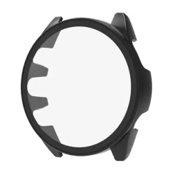   Cadru din plastic (BUMPER, rezistenta la impact + sticla protectoare pentru ecran) NEGRU Garmin Forerunner 165 Music, Forerunner 165