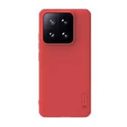   HUSĂ! - Protector de telefon din plastic NILLKIN SUPER FROSTED PRO (rezistenta la impact, cauciucat, suprafata aspra) RED Xiaomi 14