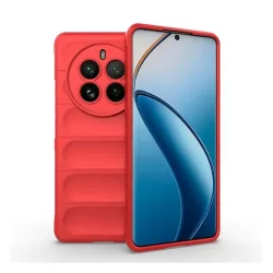   HUSĂ! - Protectie din silicon pentru telefon (rezistenta la socuri, protectie camera, 3D) RED Realme 12 Pro Plus, 12 Pro