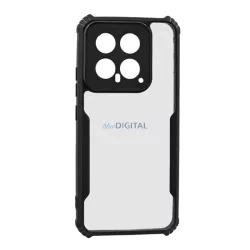   HUSĂ! - Husă silicon pentru telefon (rezistent la șocuri, călcâi cu bule, spate acrilic, protecțiede cameră) negru Xiaomi 14