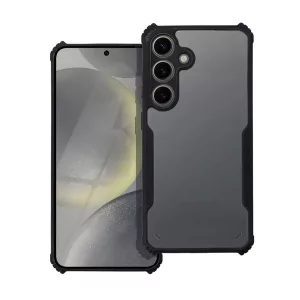 HUSĂ! - Protectie din silicon pentru telefon (rezistenta la impact, colt cu perna de aer, spate acrilic, protectie pentru camera) NEGRU Galaxy A55 5G