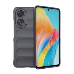   HUSĂ! - Protectie din silicon pentru telefon (rezistenta la socuri, protectie camera, 3D) GR INCHIS OPPO A58