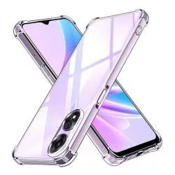   HUSĂ! - Protectie de telefon din silicon (rezistenta la impact, colt cu perna de aer) TRANSPARENT OPPO A58