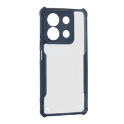   HUSĂ! - Protectie din silicon pentru telefon (rezistenta la impact, colt cu perna de aer, spate acrilic, protectie pentru camera) ALBASTRU INCHIS Xiaomi Redmi Note 13 5G