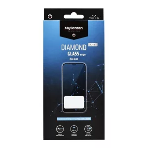 MYSCREEN DIAMOND GLASS LITE EDGE sticlă de protecție pentru ecran (2.5D, lipici complet, 0.33mm, 9H) NEGRU Xiaomi Redmi A3