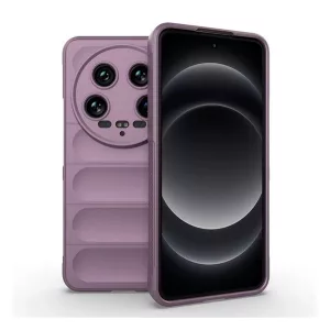 HUSĂ! - Protector de telefon din silicon (rezistenta la socuri, protectie camera, 3D) PURPLE Xiaomi 14 Ultra