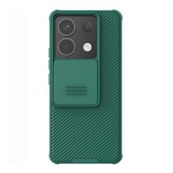   HUSĂ! - Protector de telefon din plastic NILLKIN CAMSHIELD PRO (cadru din silicon, rezistenta la impact, protectie camera, dungi) VERDE INCHIS Xiaomi Poco X6 5G, Redmi Note 13 Pro 5G