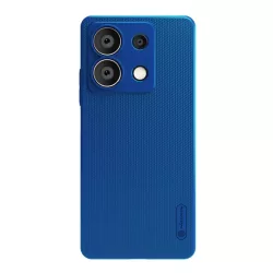   HUSĂ! - Protector de telefon din plastic NILLKIN SUPER FROSTED (cauciucat, suprafață aspră) ALBASTRU ÎNCHIS Xiaomi Redmi Note 13 5G