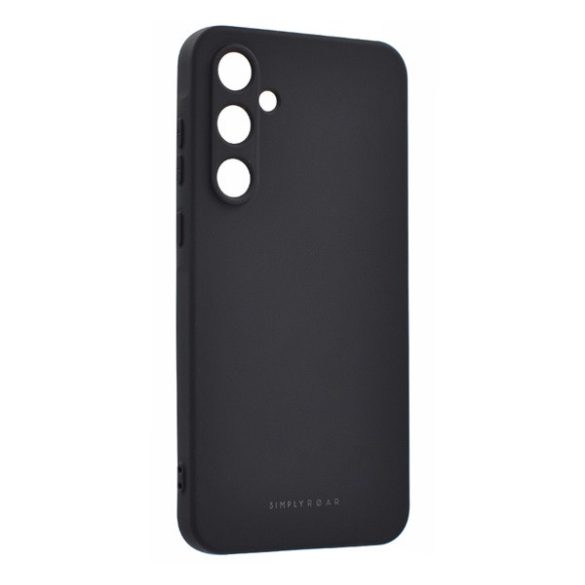 Protectie de telefon din silicon ROAR SPACE (mat, premium) NEGRU Samsung Galaxy A55 5G (SM-A556)