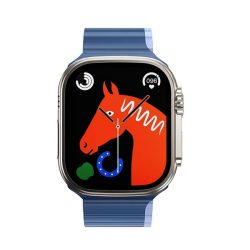   Curea de schimb HOCO AS102 (dimensiune personalizată, mică, silicon, 3D, magnetică) ALBASTRU ÎNCHIS/ALBASTRU DESCHIS Apple Watch Series 9 41mm, Watch Series 8 41mm, Watch Series 7 41mm