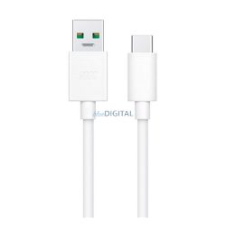   Cablu de date OPPO (USB - Tip-C, 10A, încărcător rapid, 100cm) ALB