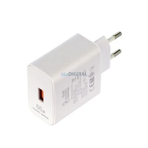 HONOR SuperCharger încărcător de rețea priză USB (66W, încărcător rapid) ALB
