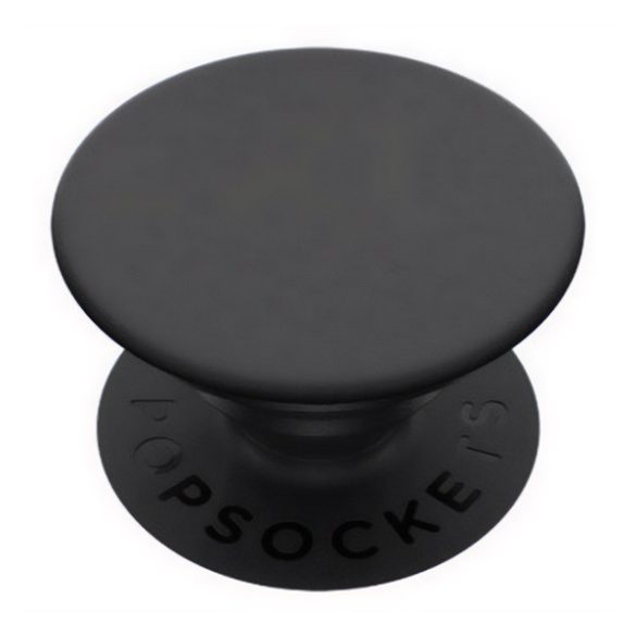 Suport pentru telefon POPSOCKETS (lipibil de dispozitiv, multifuncțional) NEGRU