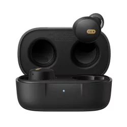   Căști bluetooth BASEUS BOWIE E18 STEREO (v5.3, TWS, microfon, filtru de zgomot, IPX4 + carcasă de încărcare) NEGRU