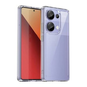 Protectie din plastic pentru telefon (cadru din silicon, rezistenta la impact, spate transparent) TRANSPARENT Xiaomi Poco M6 Pro LTE, Redmi Note 13 Pro 4G