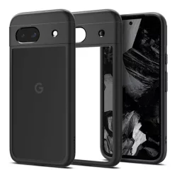   HUSĂ! - Protectie de telefon din plastic SPIGEN ULTRA HYBRID (rezistenta la impact, cadru perna de aer) NEGRU/TRASPARENT Google Pixel 8a
