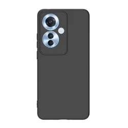   HUSĂ! - Protector de telefon din silicon (mat) NEGRU Oppo Reno11 F 5G
