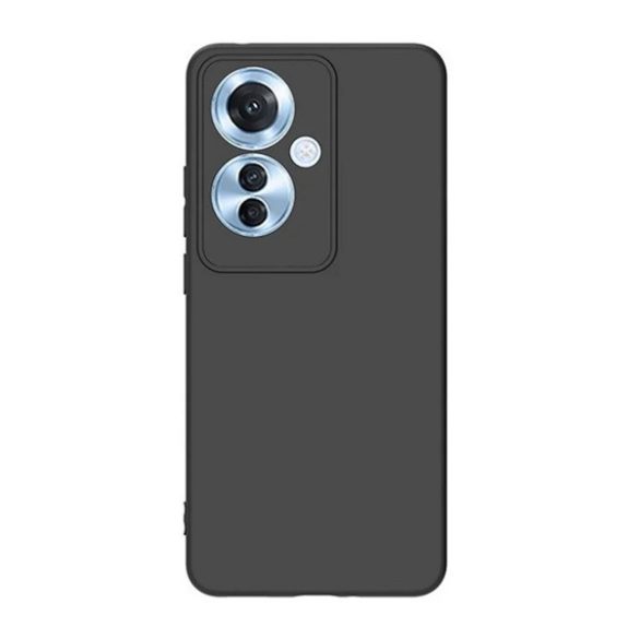 Protector de telefon din silicon (mat) NEGRU Oppo Reno11 F 5G