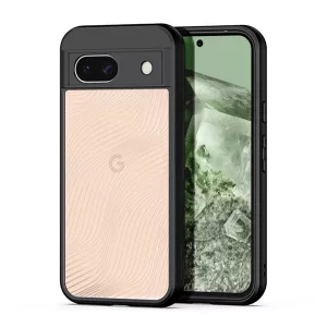 HUSĂ! - Protectie telefon DUX DUCIS AIMO din plastic (rezistenta la impact, cadru silicon, protectie camera, mat, val) NEGRU Google Pixel 8a