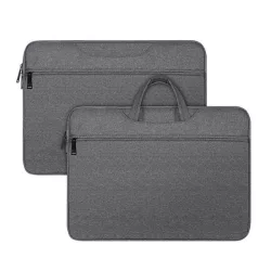   DUX DUCIS LBTC geantă în picioare LAPTOP/NOTEBOOK/TABLETĂ (universal, textil, curea de mână, dimensiune 13-13,9") DARK GREY