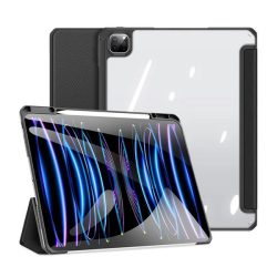   Husă DUX DUCIS TOBY în picioare, efect piele (FLIP activ, deschidere laterală, TRIFOLD, suport birou, suport creion) NEGRU Apple IPAD Pro 13 (2024)
